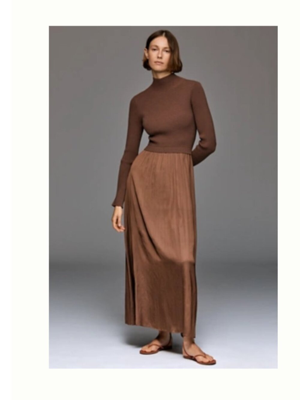 Anthropologie Dresses | Thea Long-Sleeve Twofer Maxi Dress